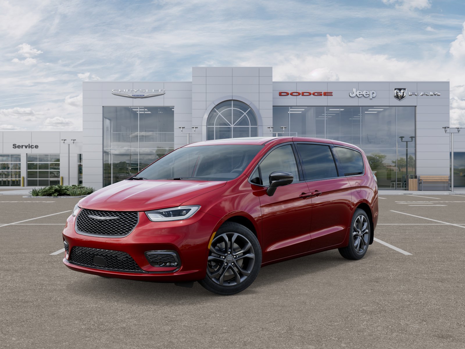 New 2026 Red Hot Pearl-Coat Exterior Paint Chrysler Select image 27