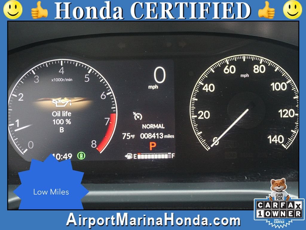 Certified Used 2025 Crystal Black Pearl Honda 2WD LX image 27