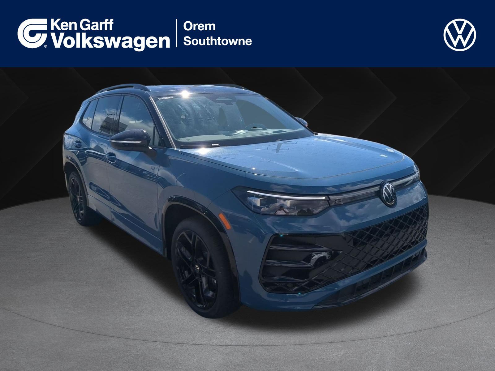 New 2026 Monterey Blue w/Deep Black Roof Volkswagen SE R-Line Black image 1