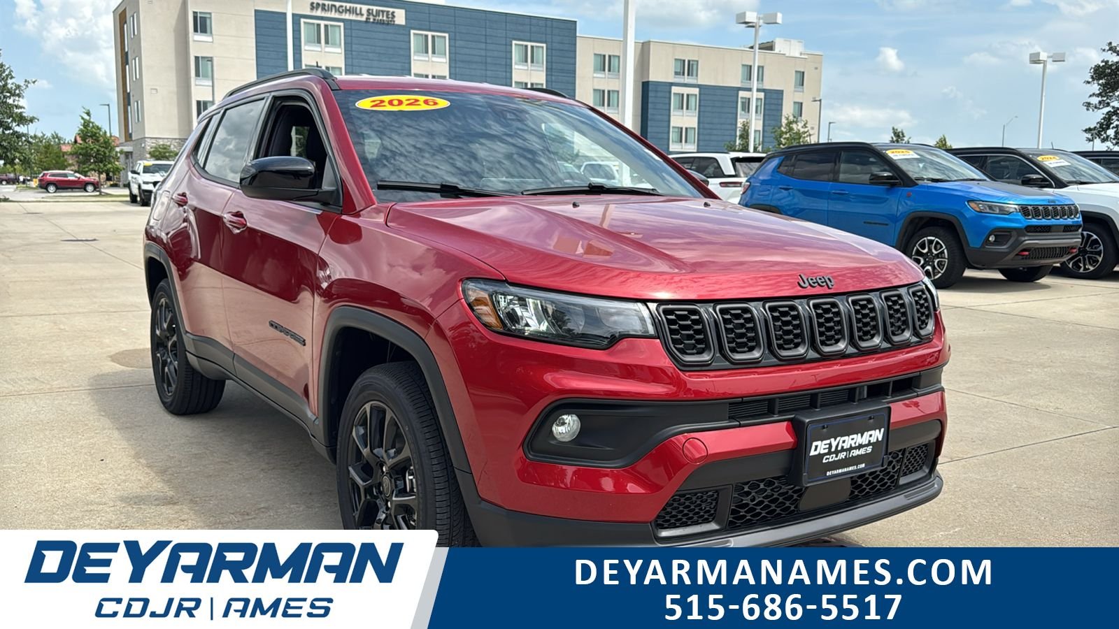 New 2026 Red Hot Pearlcoat Jeep Latitude image 1
