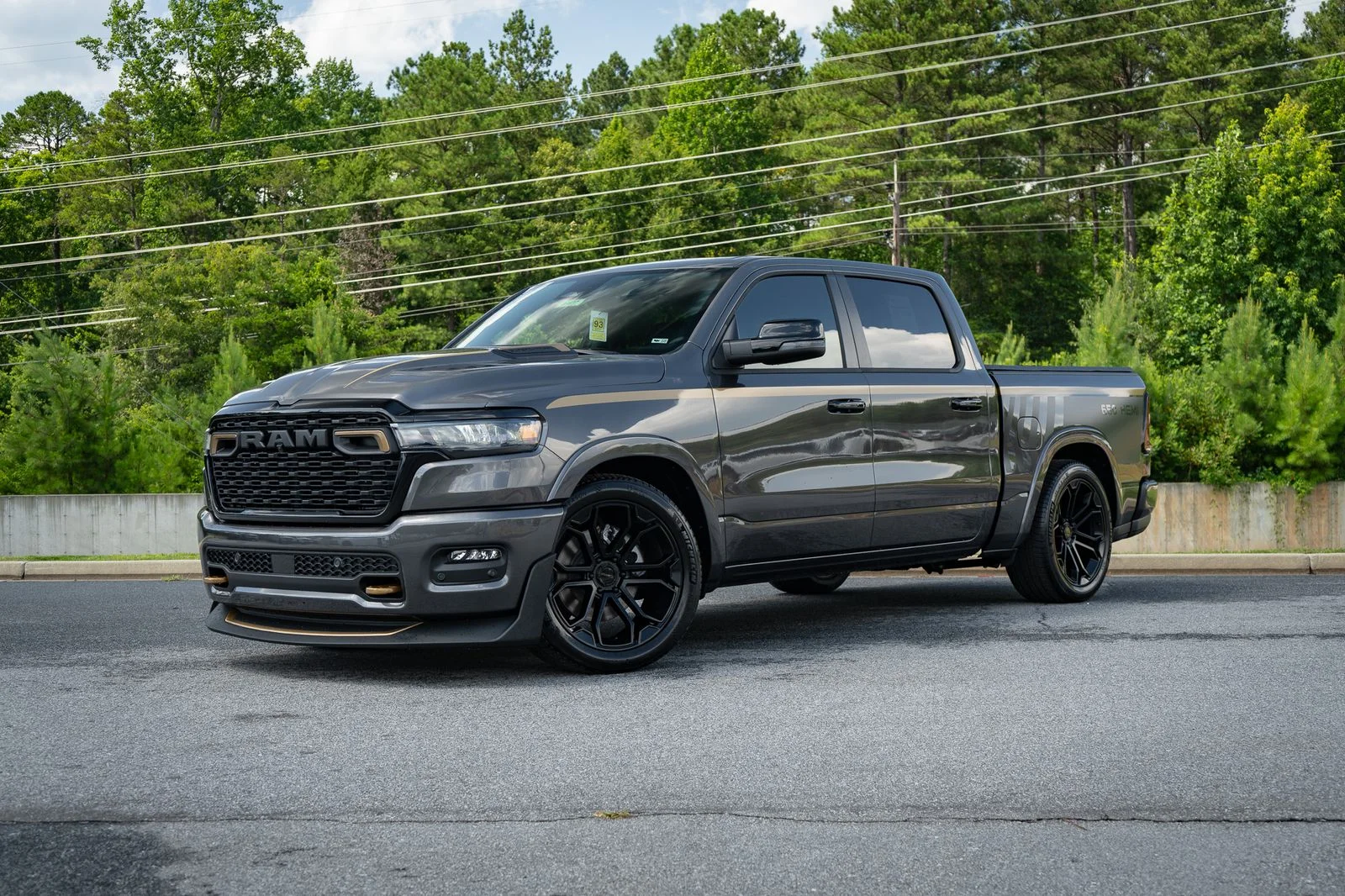 New 2026 Granite Crystal Metallic Clear-Coat Exterior Paint RAM Big Horn with DC 650 Supercharged Package image 3