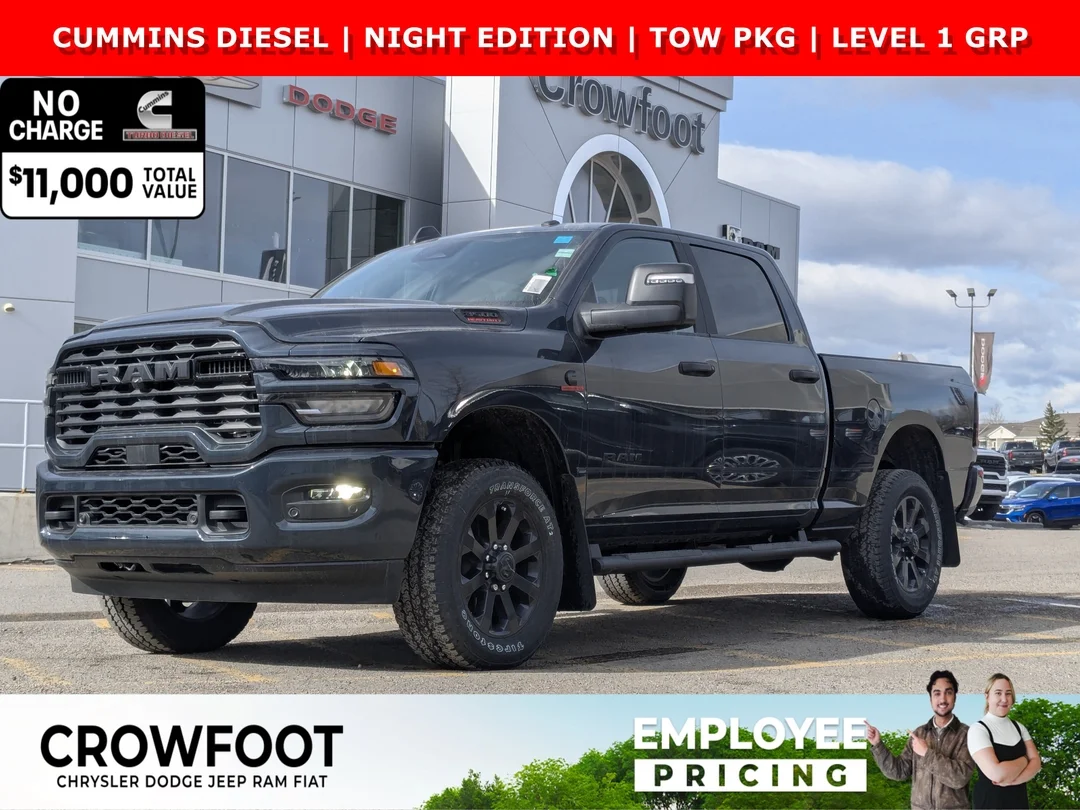 New 2026 Blue RAM Big Horn - - 4x4 - Night Edition - Big Horn Lvl 1 Plus Grp - 5th Wheel/Gooseneck Prep & More! image 1