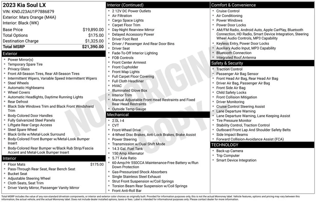 2023 Kia Soul LX - Photo 5