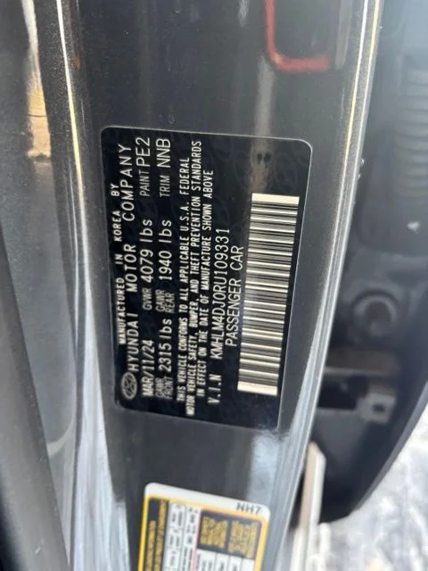 Used 2024 Gray Hyundai Blue image 14