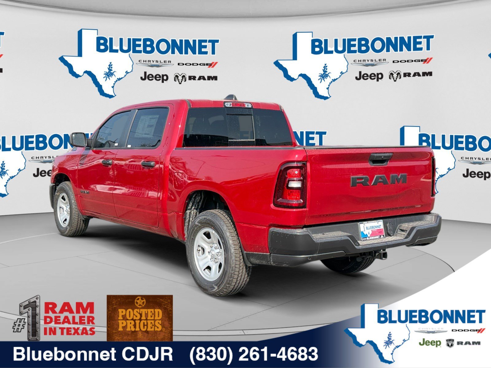 New 2026 Molten Red Pearl-Coat Exterior Paint RAM Tradesman image 7