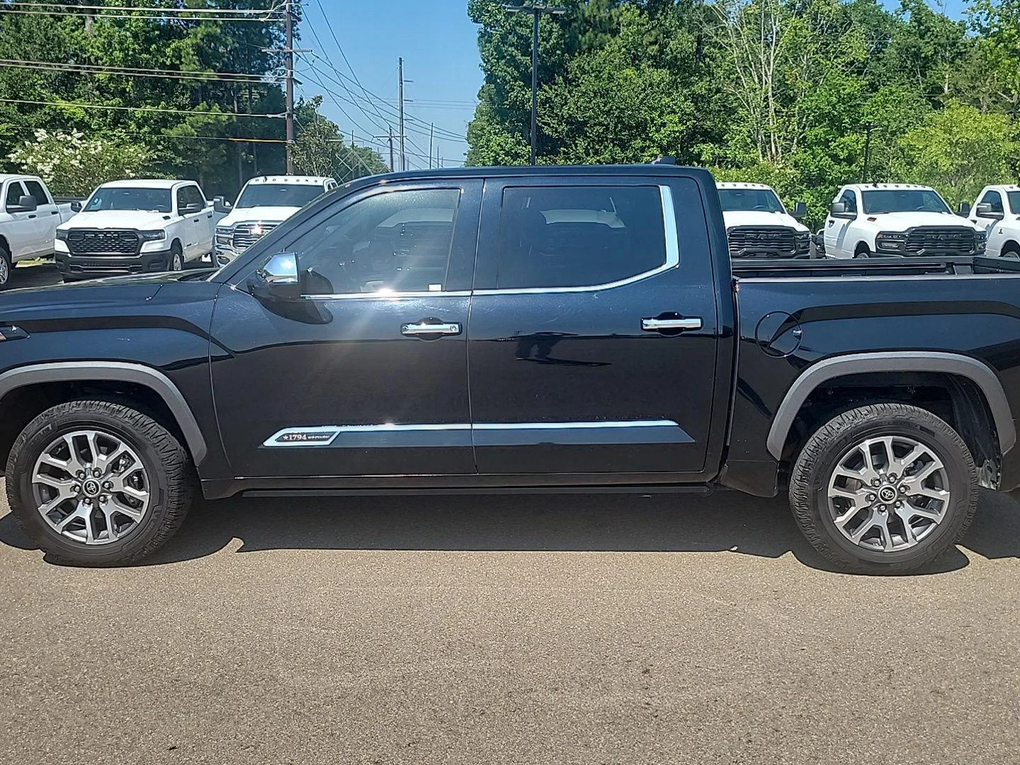 Used 2022 Midnight Black Metallic Toyota 1794 Edition image 2
