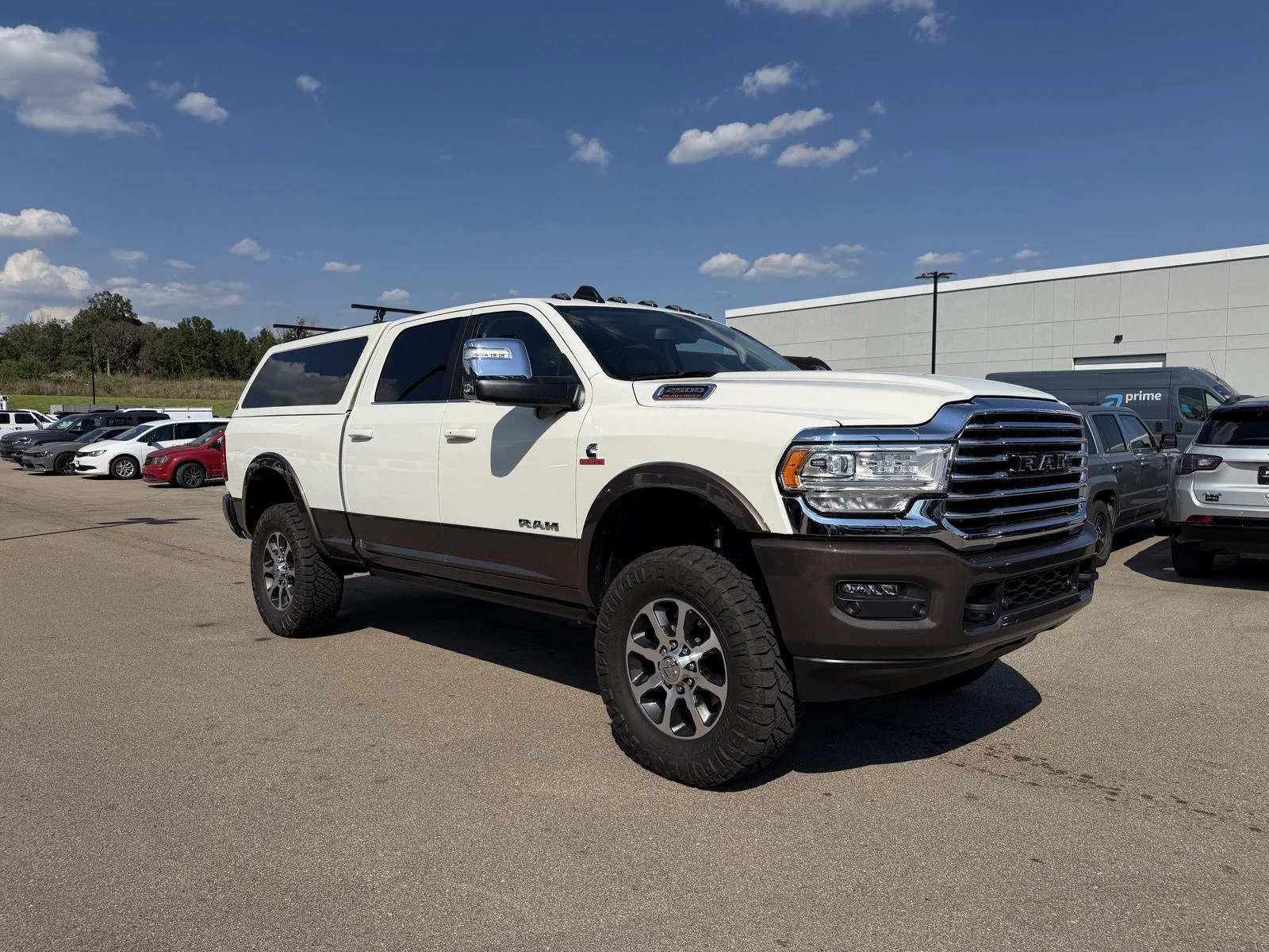 Used 2023 Pearl White Ram Longhorn image 3
