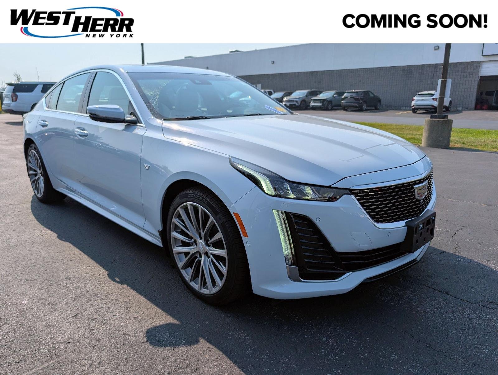 Used 2022 Diamond Sky Metallic Cadillac Premium Luxury image 1
