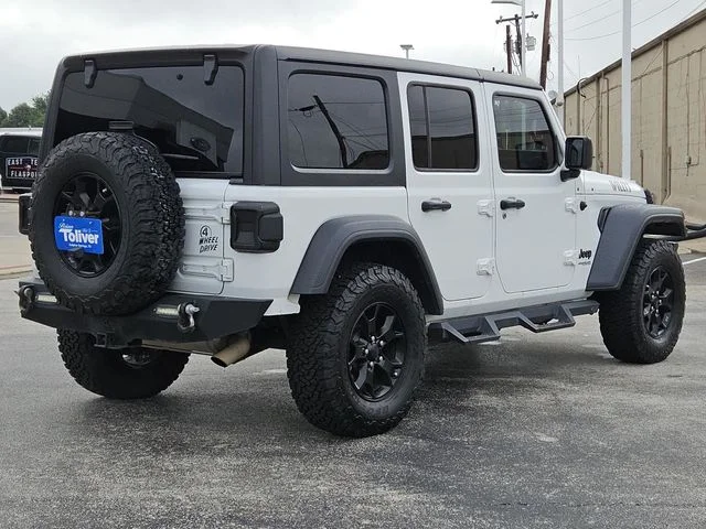 Used 2020 Bright White Clearcoat Jeep Unlimited Sport image 7