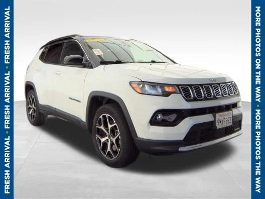 Certified Used 2025 White Jeep Limited image 1