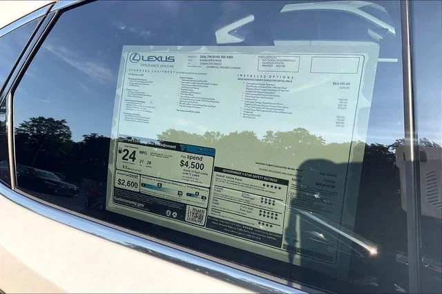 New 2026 White Lexus 350 image 14