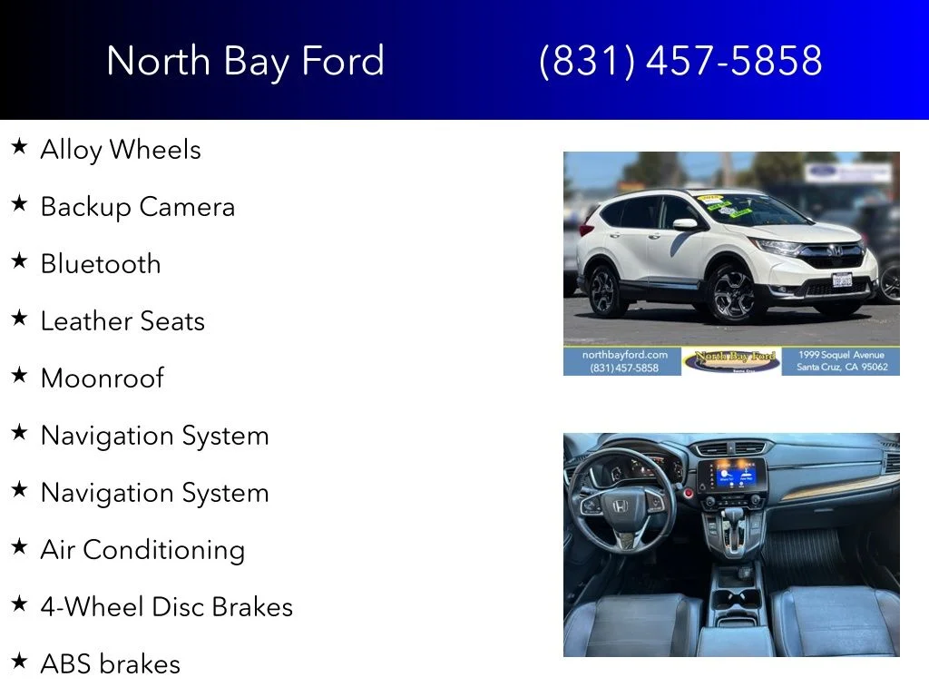 Certified Used 2018 White Honda Touring image 4