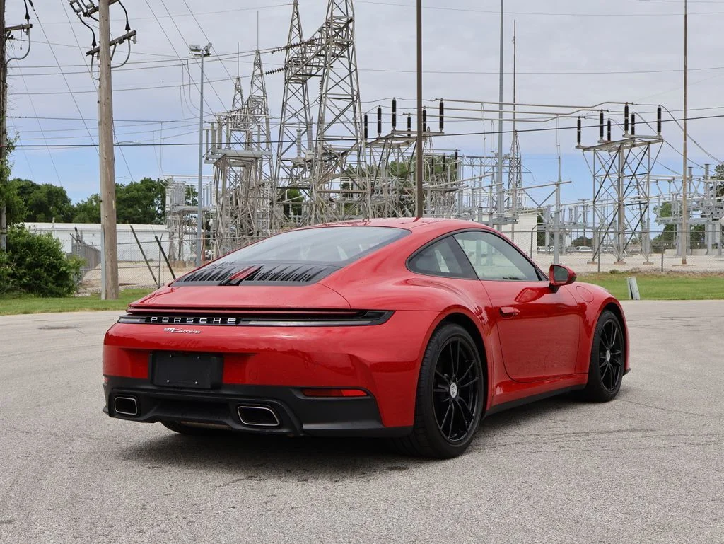Used 2025 Carmine Red Porsche Carrera image 8