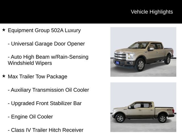 Used 2017 Gold Ford Lariat image 19