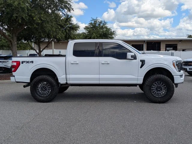 Used 2021 Oxford White Ford Lariat image 2