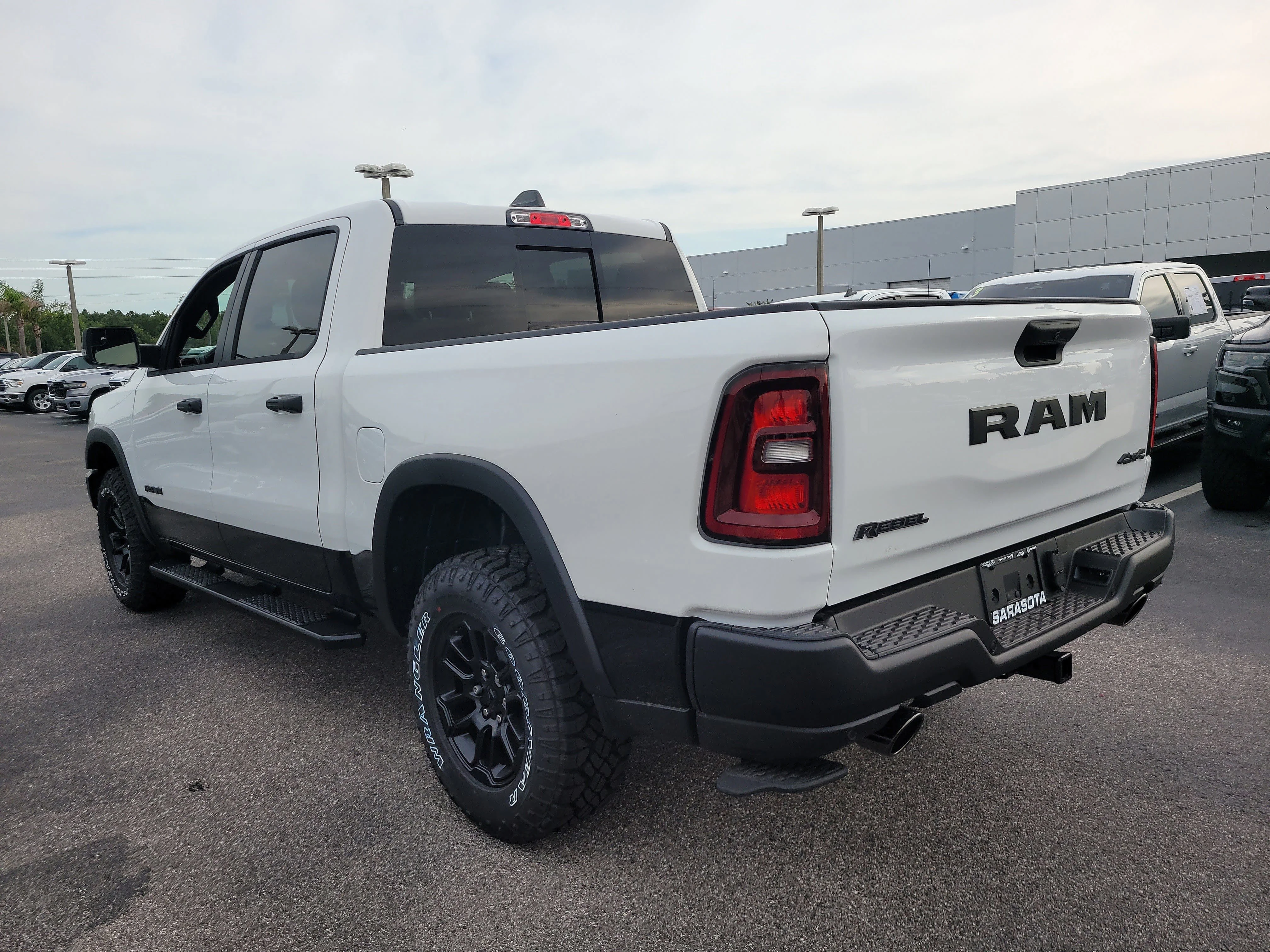 New 2026 Bright White Clearcoat Ram Rebel image 8