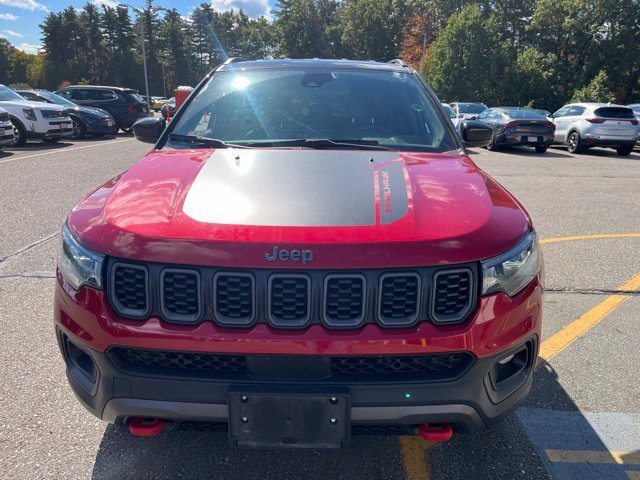 Used 2024 Red Hot Pearlcoat Jeep Trailhawk image 8