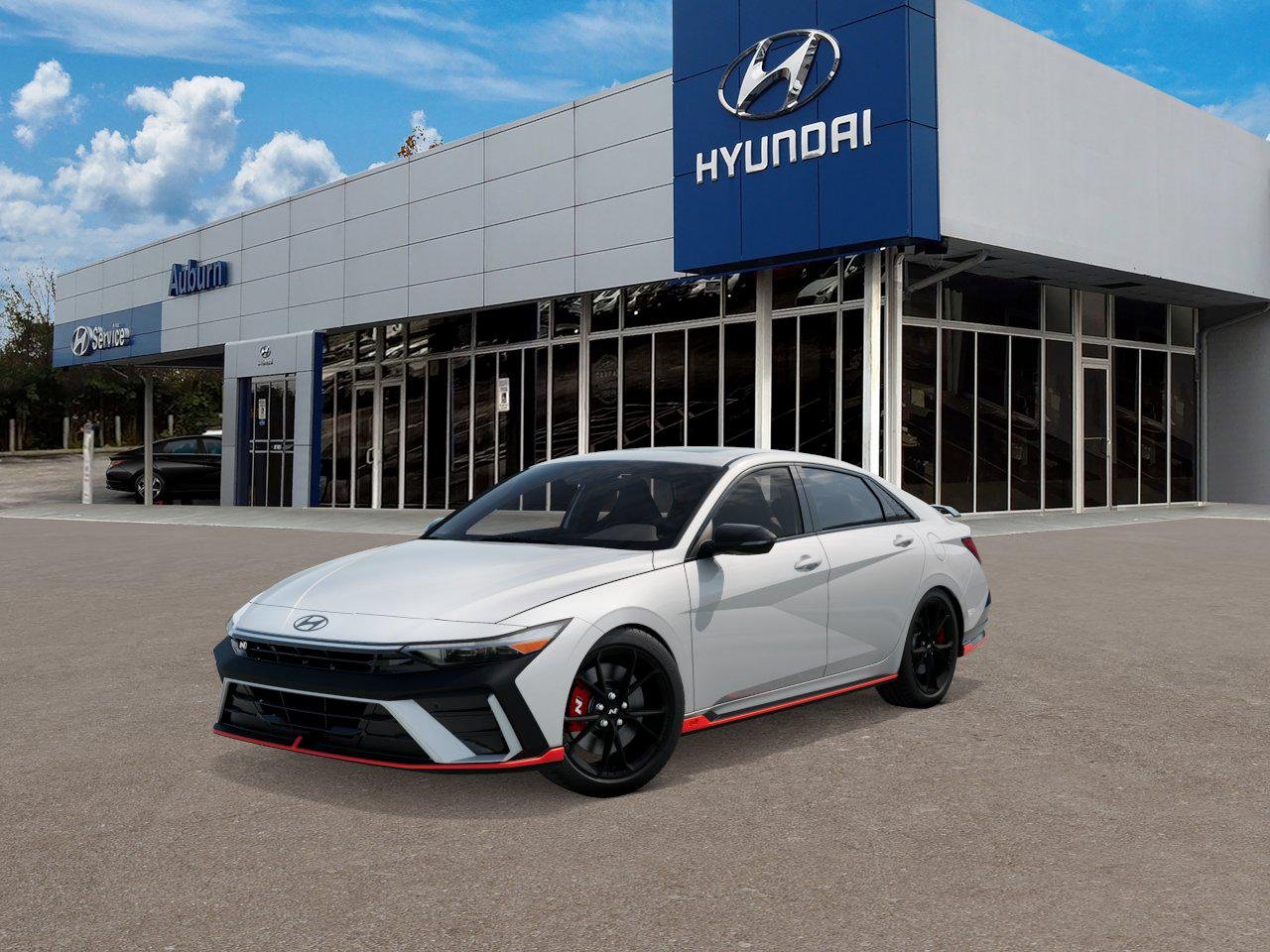 New 2026 White Hyundai Sedan image 1