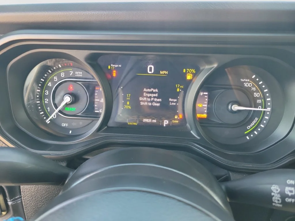 Used 2024 White Jeep Rubicon 4xe image 23