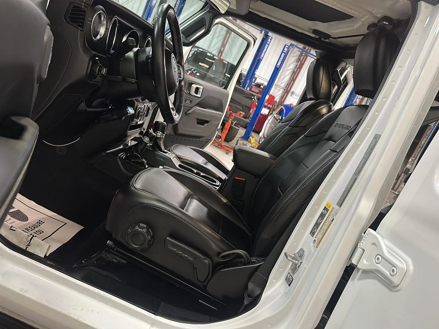 Used 2021 Bright White Clearcoat Jeep Overland image 15