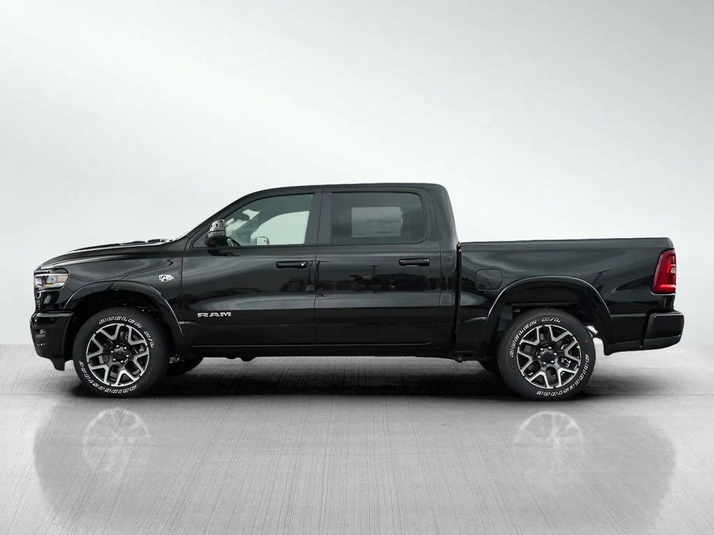 New 2026 Diamond Black Crystal Pearlcoat RAM LARAMIE image 4