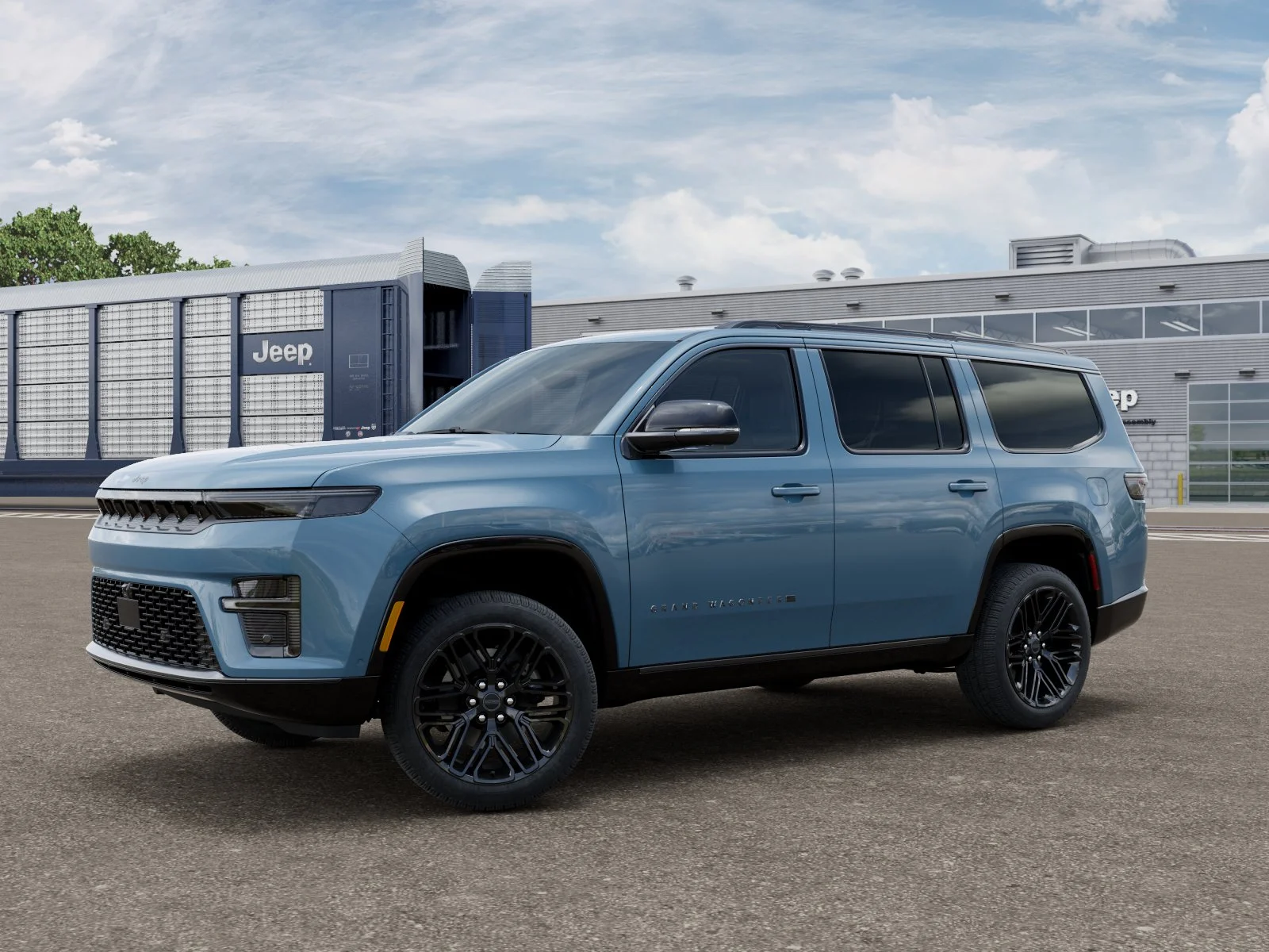 New 2026 Steel Blue Exterior Paint Jeep Grand Wagoneer image 1