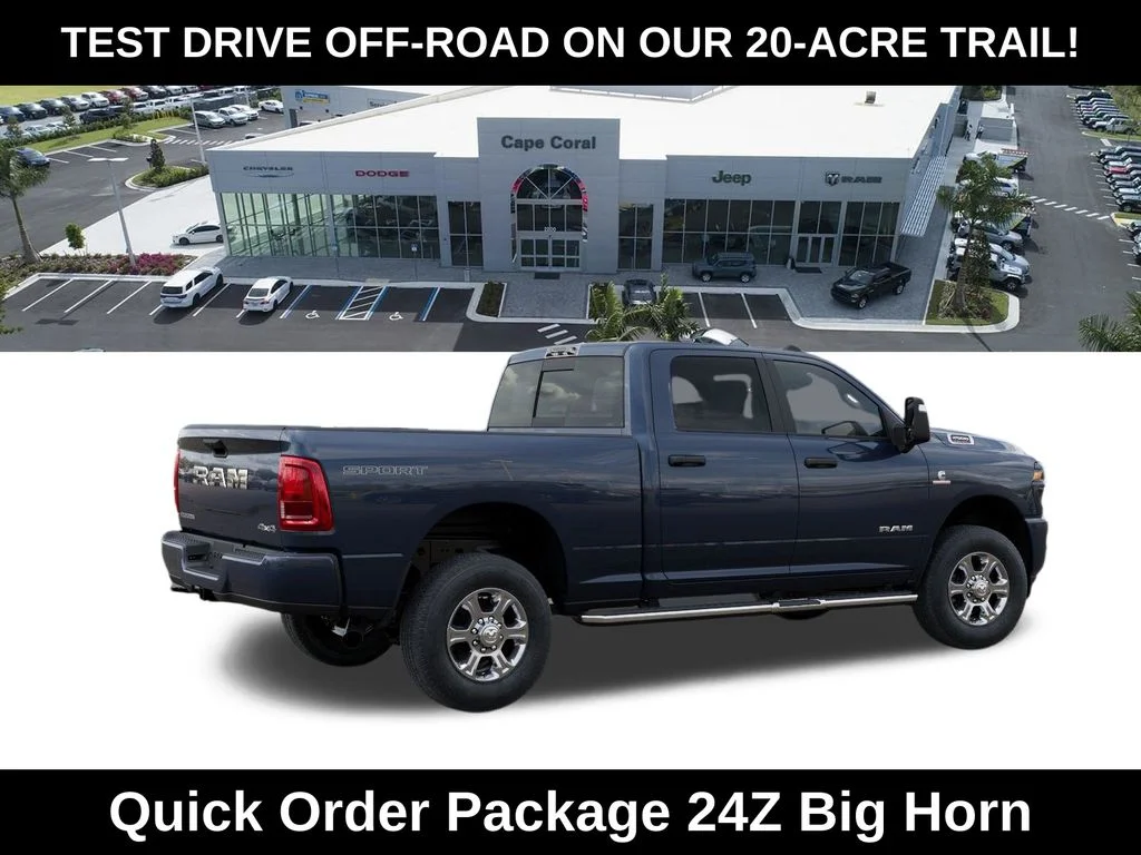 New 2026 Forged Blue Metallic Exterior Paint RAM Big Horn image 4