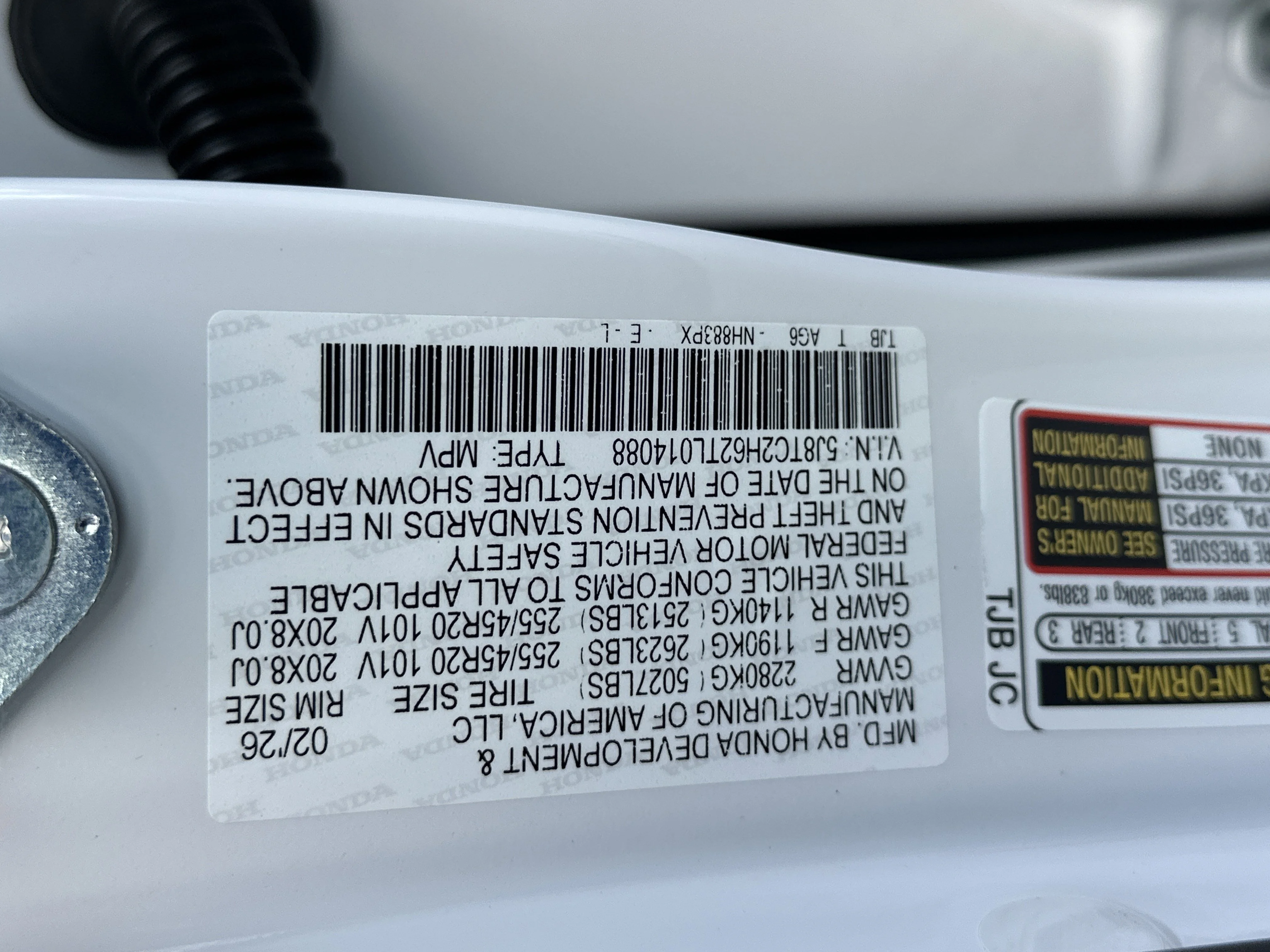 New 2026 Platinum White Pearl Acura w/A-Spec Package image 27