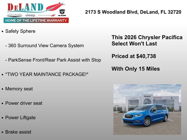 New 2026 Hydro Blue Pearl-Coat Exterior Paint Chrysler Select image 6