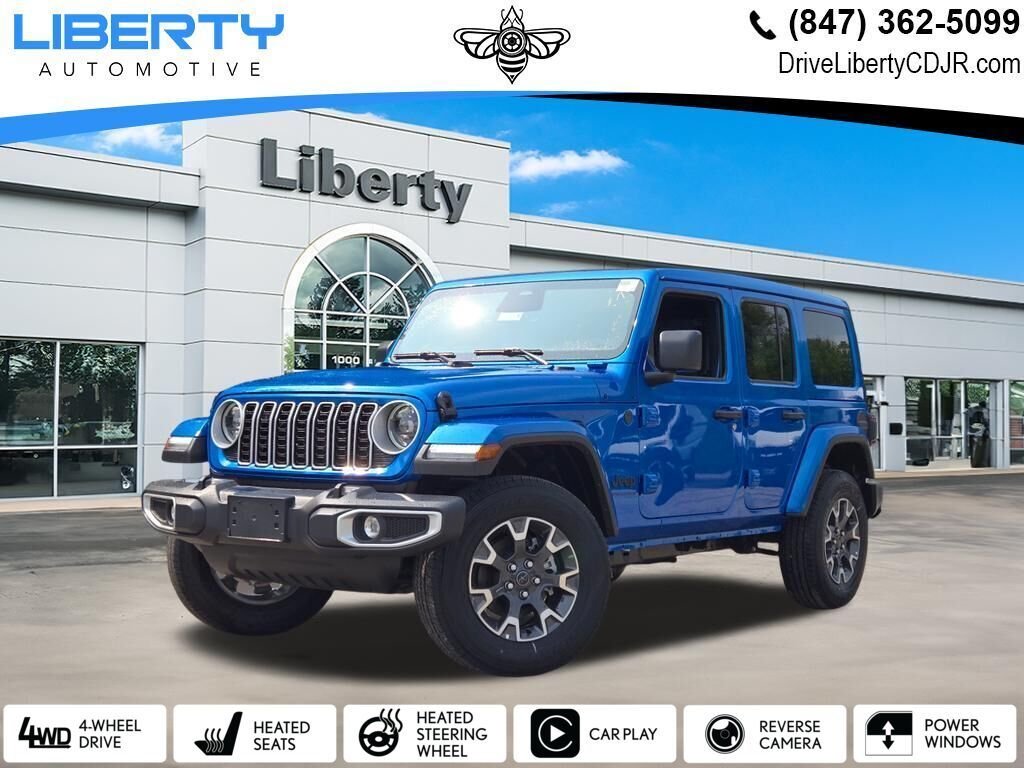 New 2026 Hydro Blue Pearl-Coat Exterior Paint Jeep Sahara image 1