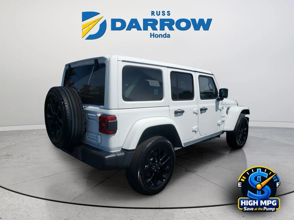 Used 2024 White Jeep Sahara 4xe image 5
