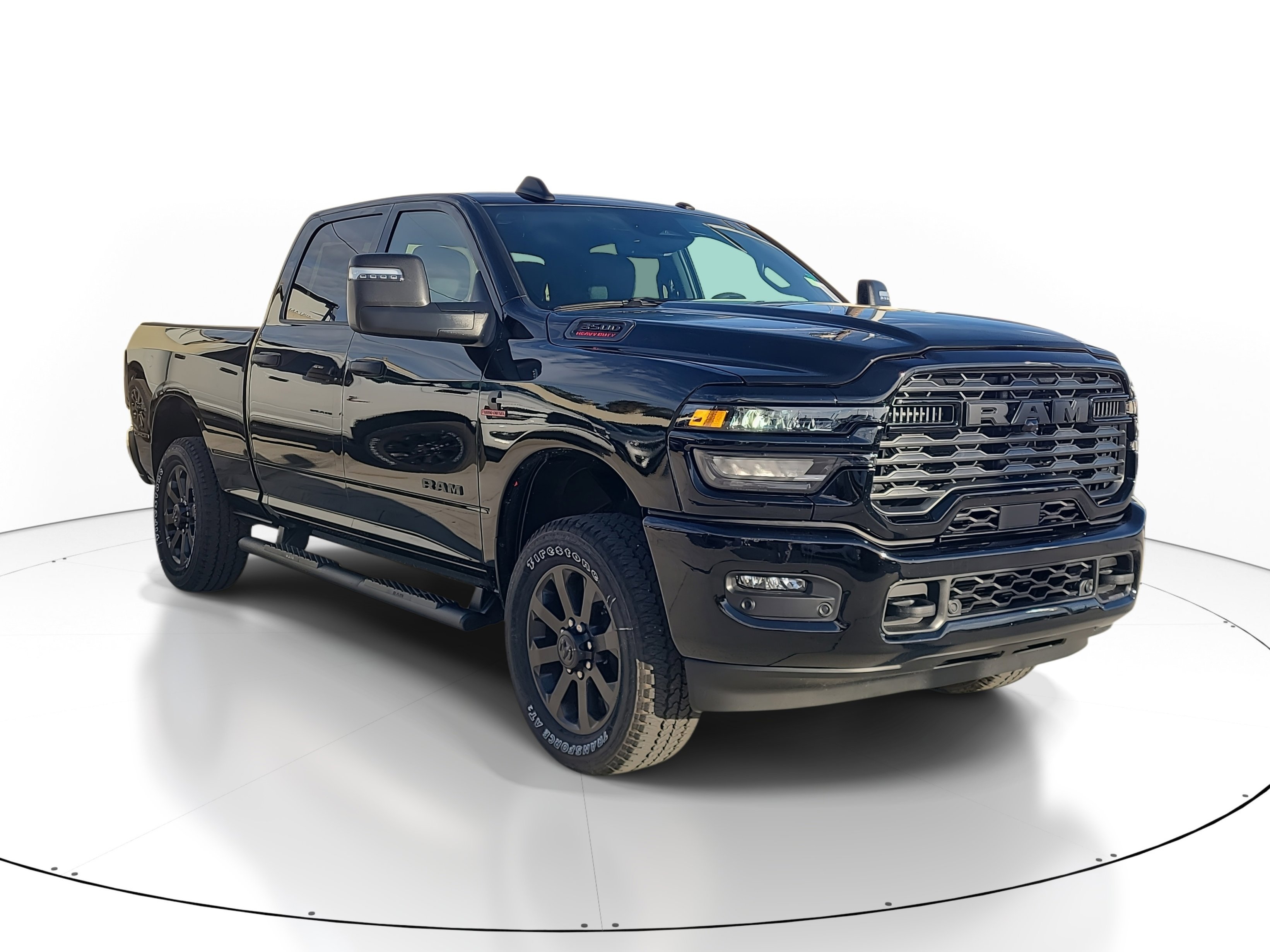 New 2026 Diamond Black Crystal Pearl-Coat Exterior Paint RAM Big Horn image 1
