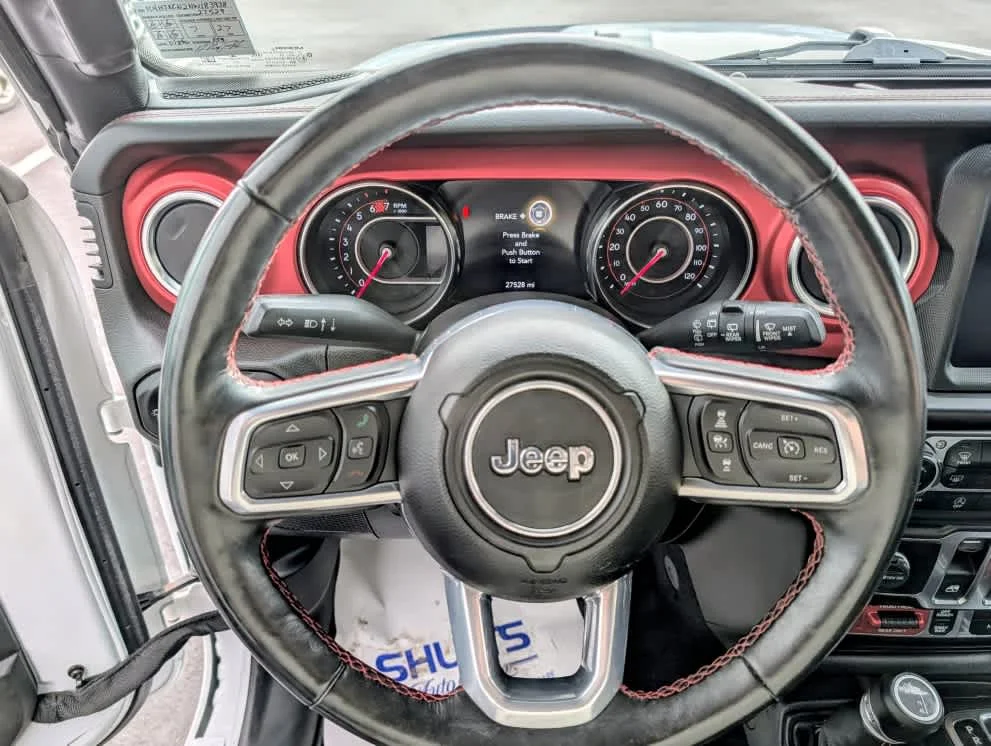 Used 2022 Bright White Clearcoat Jeep Rubicon image 8