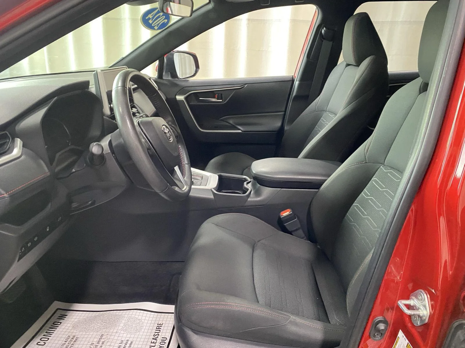 Used 2024 Supersonic Red Toyota SE image 4