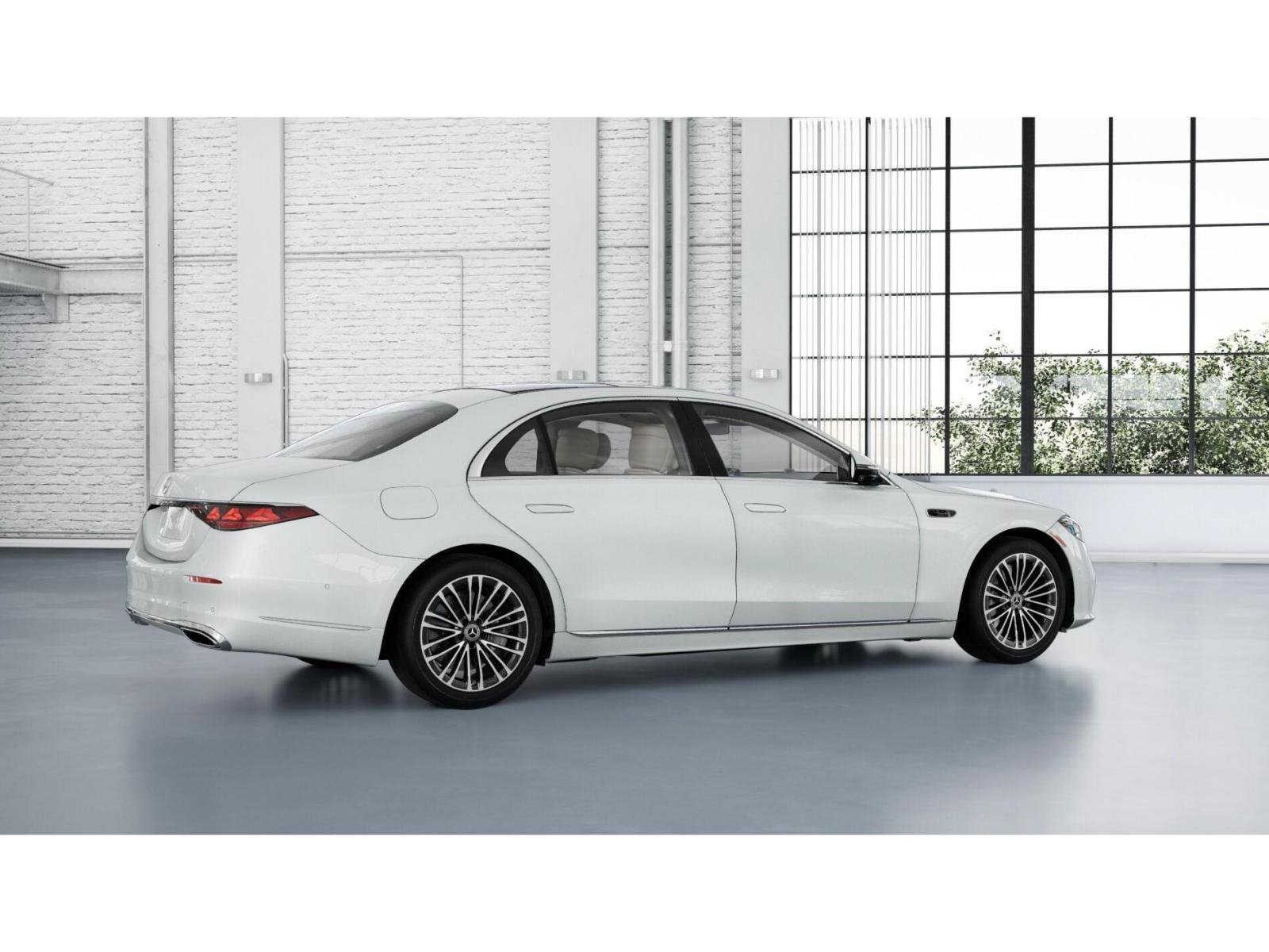 New 2027 MANUFAKTUR Moonlight White Metallic Mercedes-Benz S 500 4MATIC® Sedan image 19