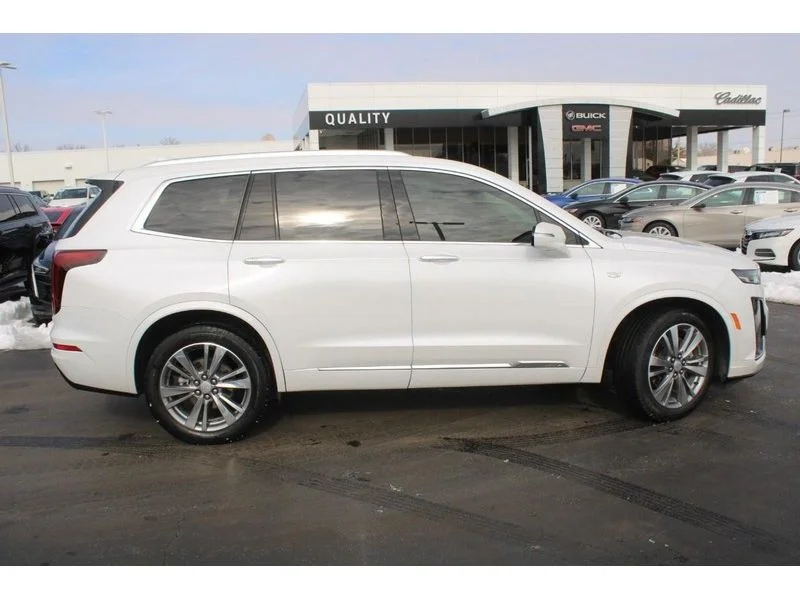 Used 2024 Crystal White Tricoat Cadillac AWD Premium Luxury image 8