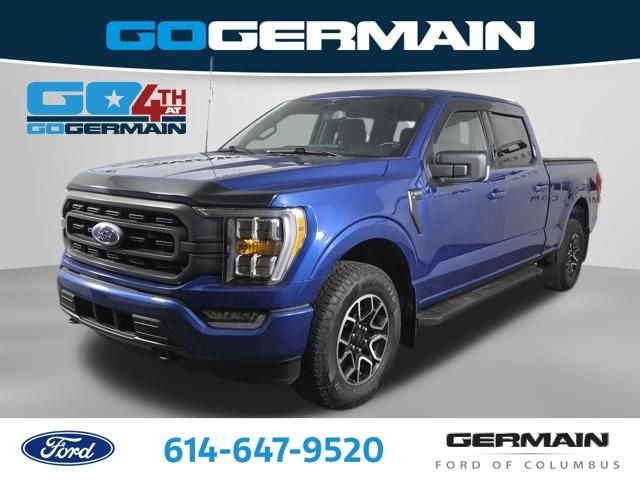 Certified Used 2023 Atlas Blue Metallic Ford XLT image 1
