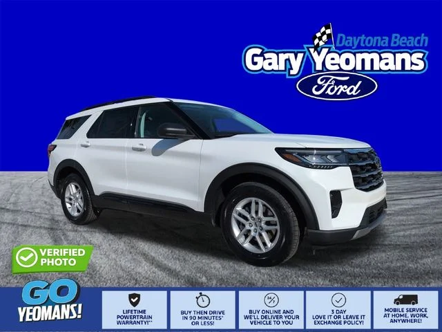 New 2026 Star White Metallic Tri-Coat Ford Active image 1
