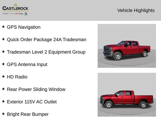 New 2026 Molten Red Pearl-Coat Exterior Paint RAM Tradesman image 4
