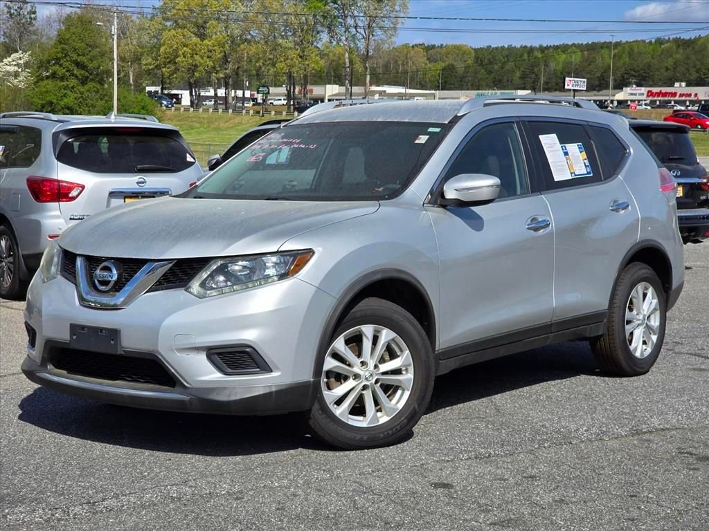 Used 2015 Nissan Rogue SV with VIN KNMAT2MV5FP520062 for sale in Forest City, NC