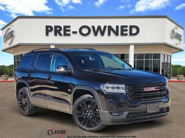 Black (Ebony Twilight Metallic) 2023 GMC Acadia SLE AWD SUV / Crossover Four-Wheel Drive