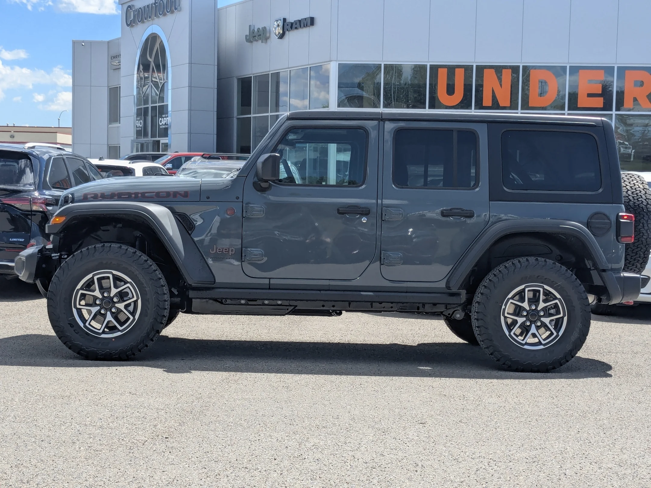 New 2026 Dark blue Jeep Rubicon - - 4x4 - 8-Spd Auto - Nappa Leather Seats - Black Freedom Top - Convenience Grp & More! image 6