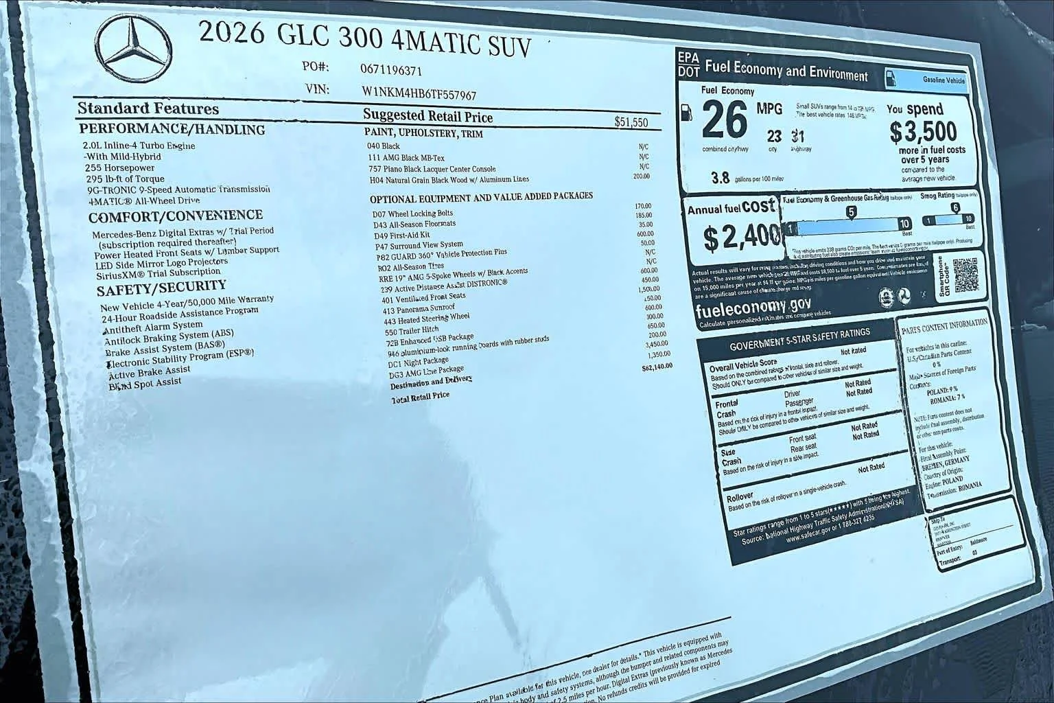 New 2026 040/Black Mercedes-Benz GLC 300 image 17