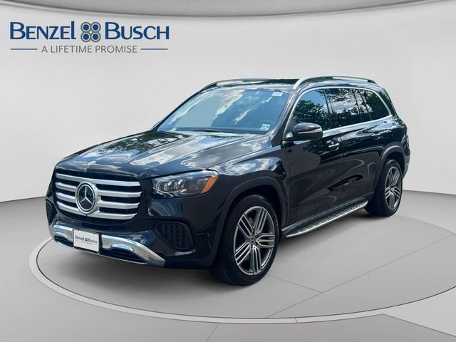 Certified Used 2025 Obsidian Black Metallic Mercedes-Benz GLS 450 image 1