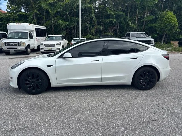 Used 2021 Pearl White Multi Tesla Standard Range Plus image 4