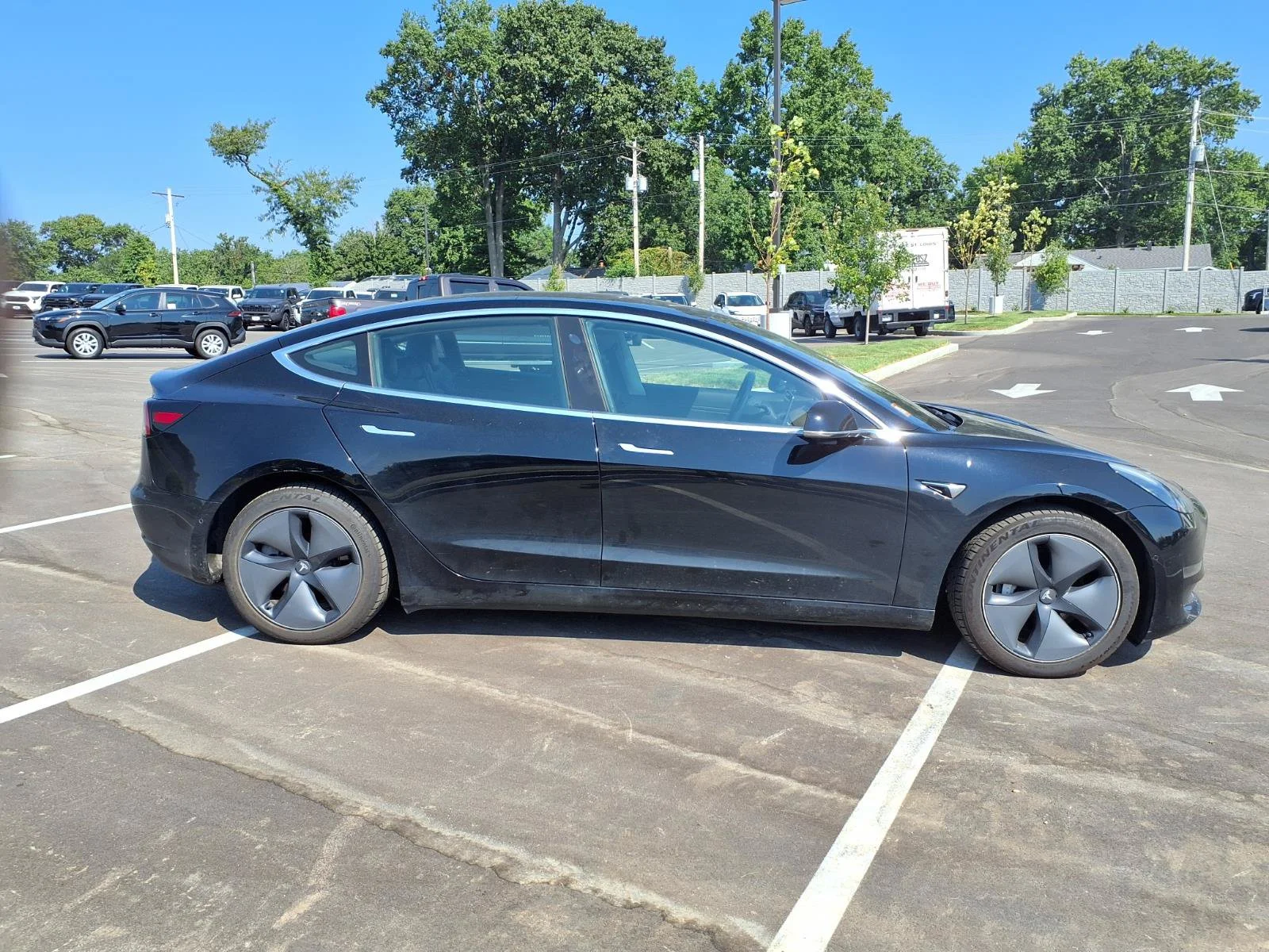 Used 2019 Tesla Model 3 Long Range with VIN 5YJ3E1EBXKF361349 for sale in Kirkwood, MO
