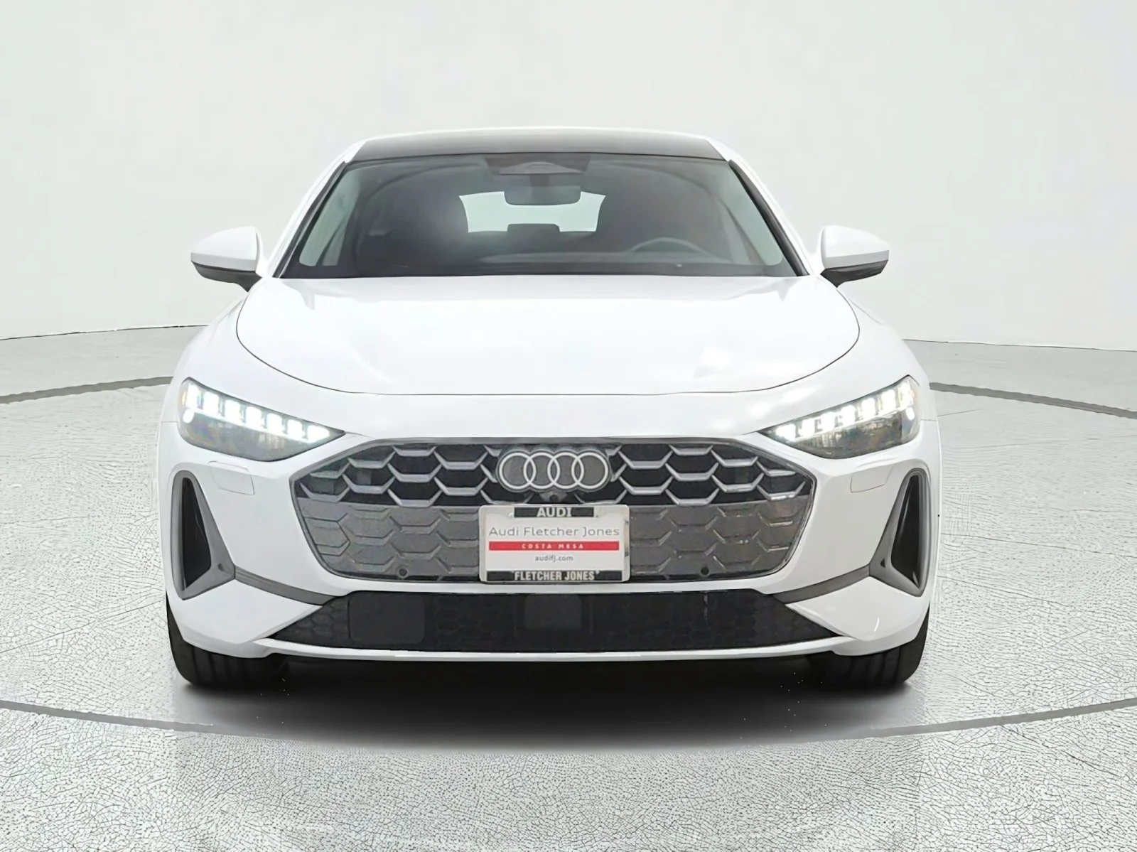 Used 2025 Glacier White Metallic Audi Premium Plus image 2