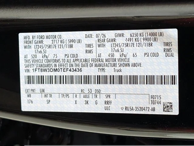 New 2026 Agate Black Metallic Ford F-350® King Ranch® image 75
