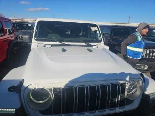 Used 2025 Jeep Wrangler 4xe Sahara 4XE with VIN 1C4RJXP68SW578841 for sale in Kansas City