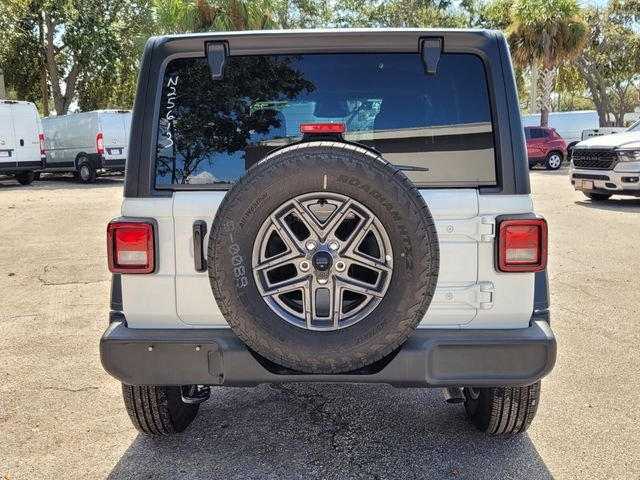 New 2025 Bright White Clear-Coat Exterior Paint Jeep Sport S image 8